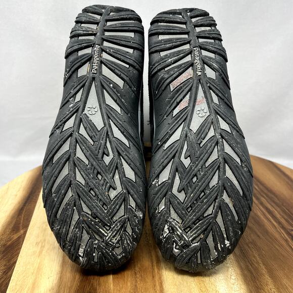 Patagonia Wintertide Waterproof Boots Black Faux Fur Lined Size 7.5 Lace Up - Picture 6 of 8